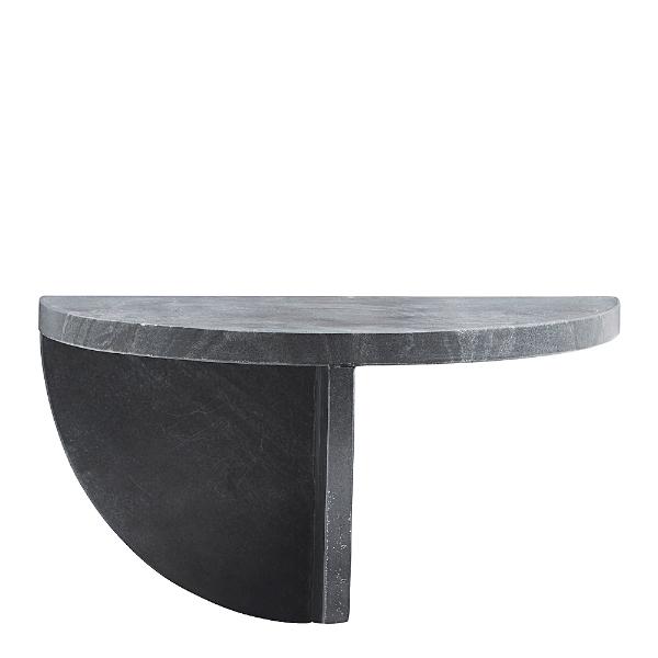 House Doctor Mega vägghylla i marmor 18x36 cm svart marmor