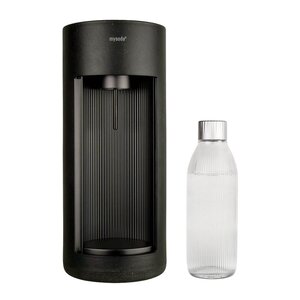 Mysoda Glassy kolsyremaskin med 1 L glasflaska svart