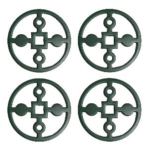 Hilke Anima Gemella Glasunderlägg 4-pack Grön