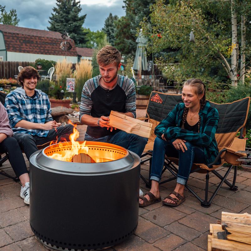 Solo Stove Yukon + stand 2.0 rökfri eldstad 68,5x50,5 cm ash