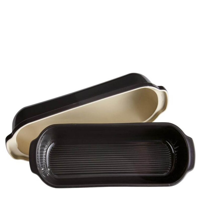 Emile Henry Brödform rektangulär 4,5 L svart