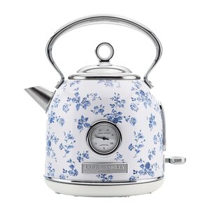 Laura Ashley Dome vattenkokare elektrisk 1,7 L China Rose blå/vit