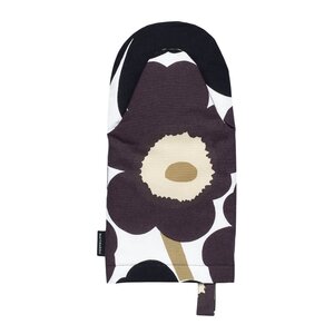Marimekko Pieni Unikko ugnsvante 32 cm vit/grå/beige