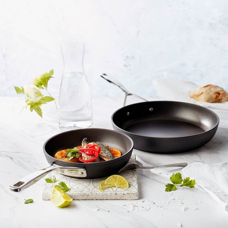 Demeyere Alu Pro 5 Ceraforce stekpanna 2 delar 24+28 cm keramisk