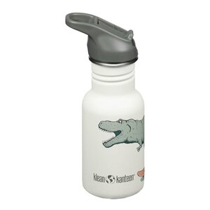 Klean Kanteen Kid Classic Narrow flaska 0,35 L med sportlock Dino Skate