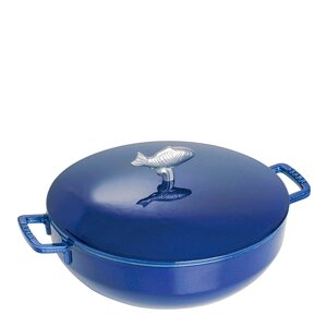 Staub La Cocotte bouillabaisse gjutjärnsgryta 28 cm 4,65 L blå