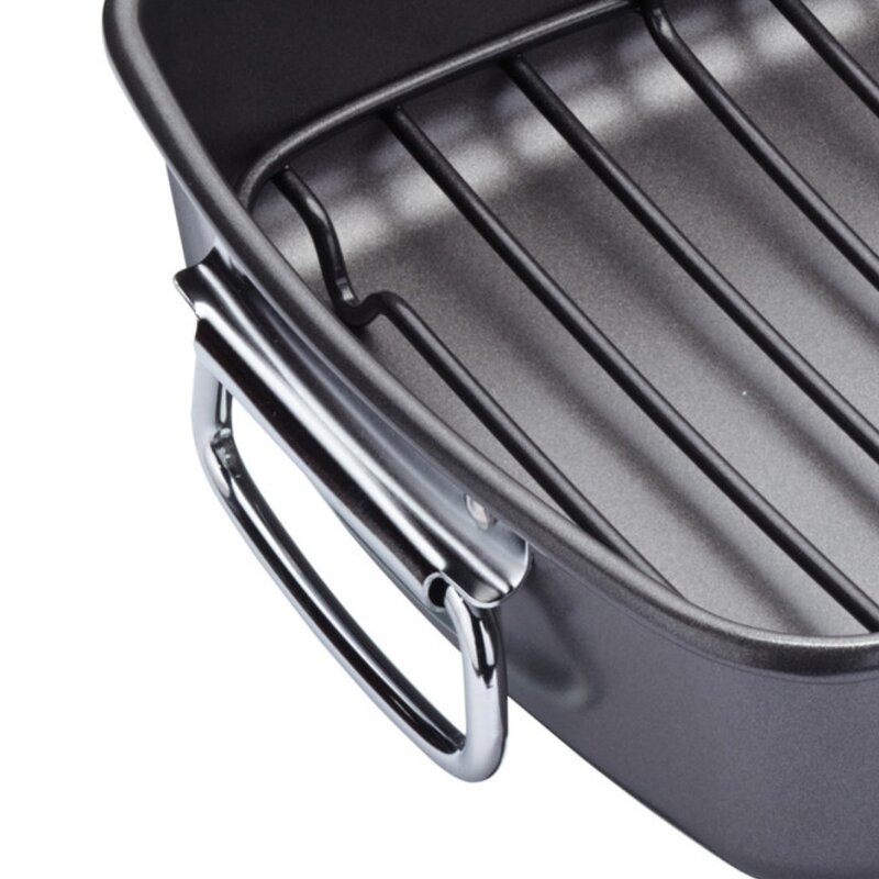 MasterClass Non-stick långpanna med galler 40x28 cm