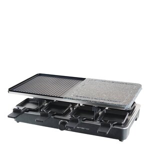 EMERIO Raclette RG-110035 8 personer granit/gjutjärn