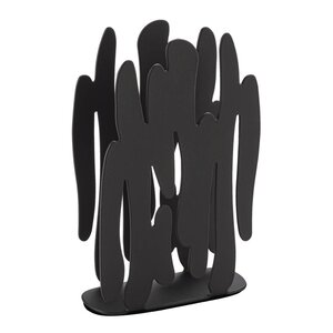 Alessi Bark servetthållare 12 cm svart stål
