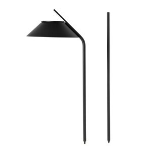 Stelton Nordic Vinkel solcellslampa med stativ svart