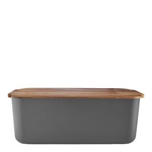 Eva Solo Brödlåda med trälock 9 L Elephant grey