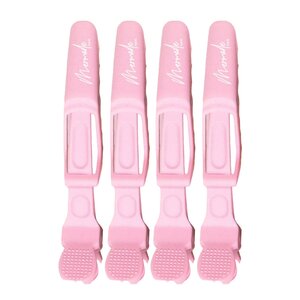 Mermade Grip hårklämma 4-pack rosa