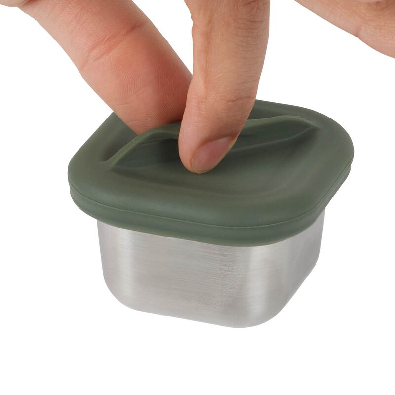 Klean Kanteen Rise snackslåda 8 cl borstat stål