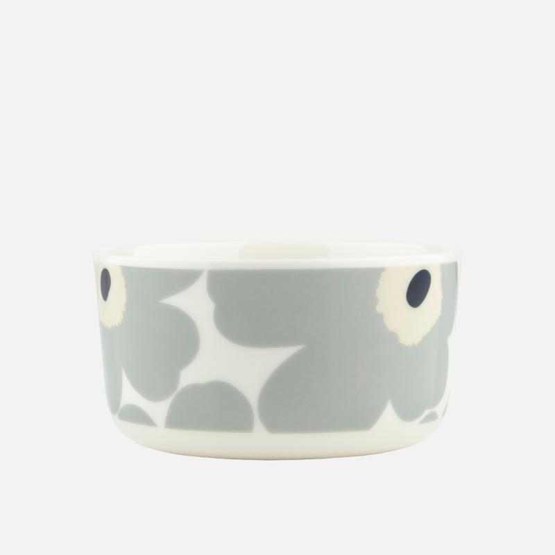 Marimekko Ovia Unikko Skål 50 cl Vit/Grå