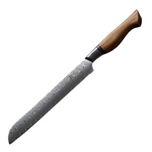 Ryda Knives ST650 brödkniv 23 cm olivträ/stål