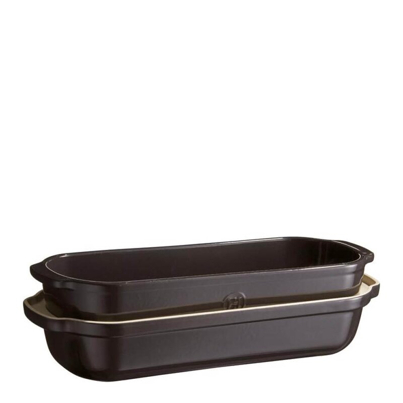 Emile Henry Brödform rektangulär 4,5 L svart