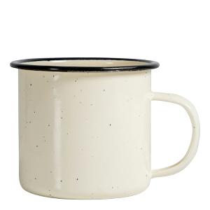 Sagaform Doris Emaljmugg 35 cl Beige