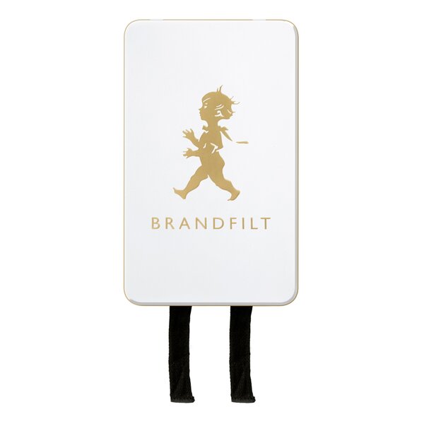 SOLSTICKAN Brandfilt 120x120 cm Vit/Guld