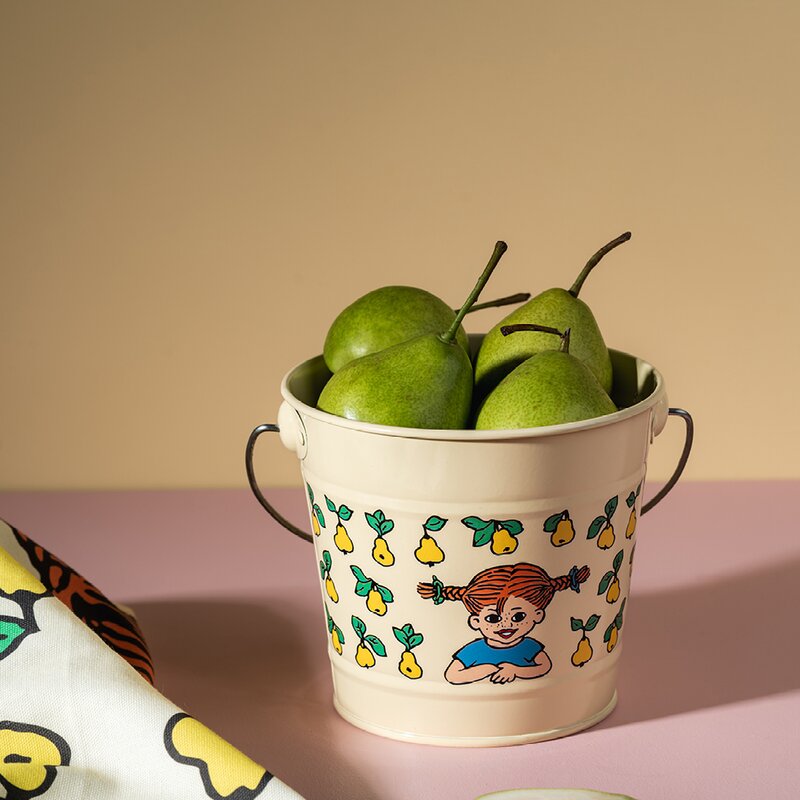 Muurla Pippi hink 2 L frukter gul