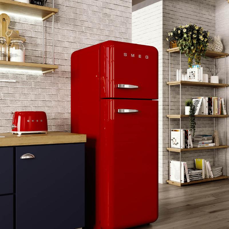 SMEG Brödrost TSF01 2 skivor röd