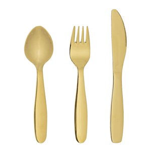 Bloomingville MINI Ally barnbestick 3 delar guld