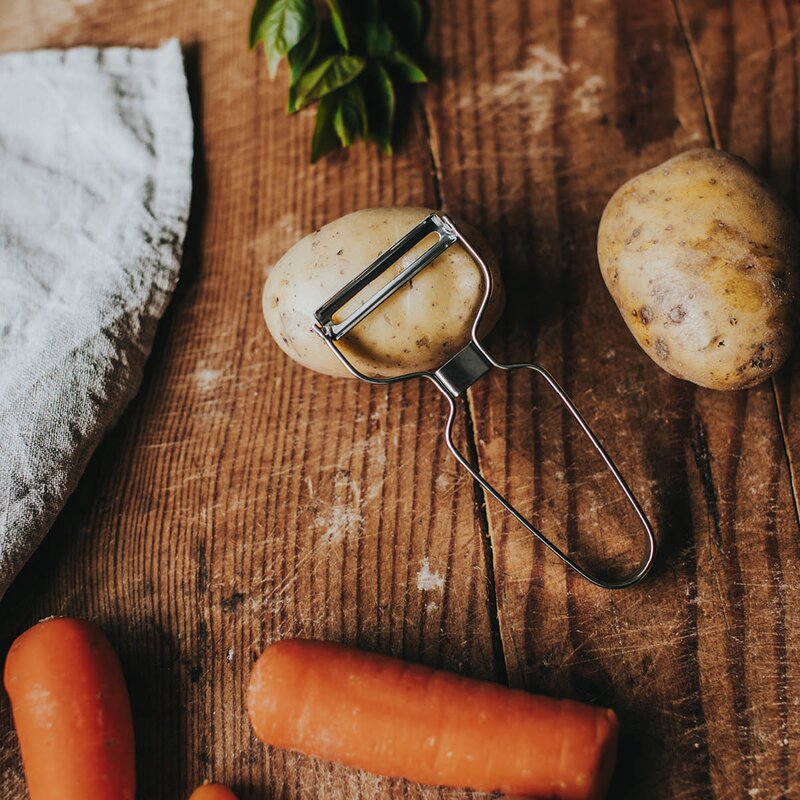 Dorre Suki potatisskalare 12,7 cm rostfritt stål