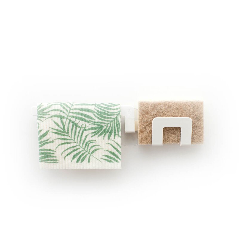 Bosign Do-Dish hållare för disktrasa & svamp 24 cm vit