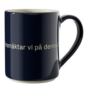 Design House Stockholm Astrid Lindgren Mugg Mörkblå Utan snus