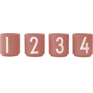 Design Letters Espressokoppar 4-Pack Nude