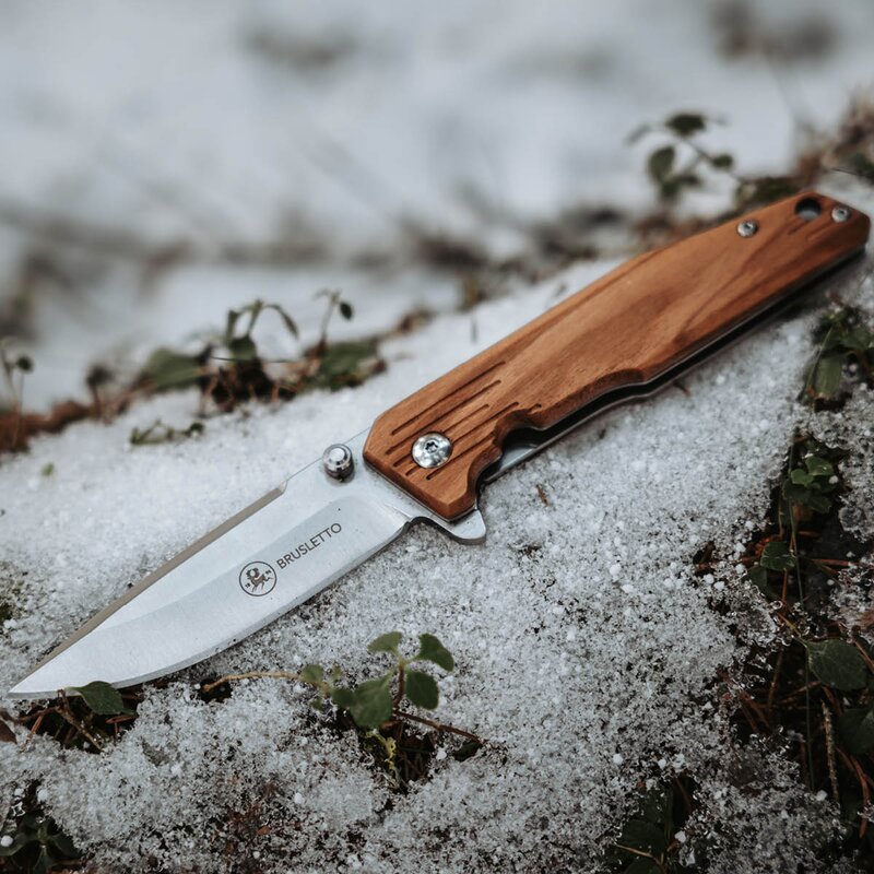 Brusletto Reisa fällkniv 19,5 cm olivträ