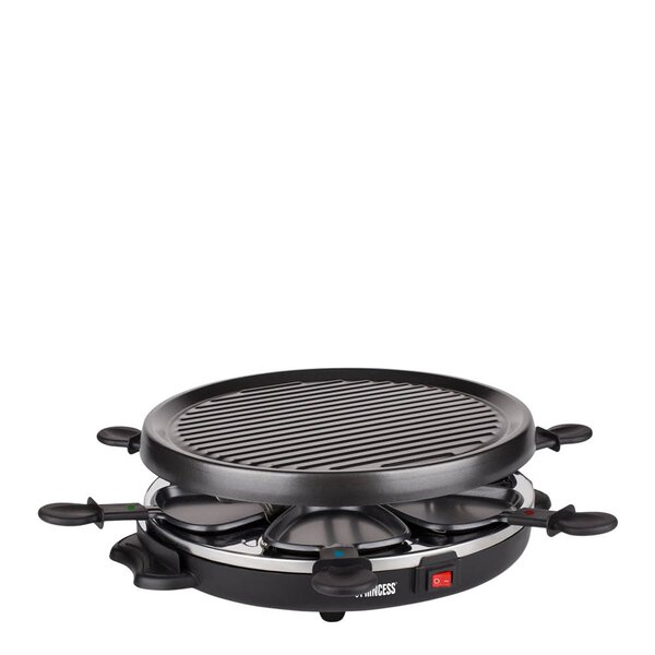 PRINCESS Raclette med 6 plattor 162725 30 cm 800W