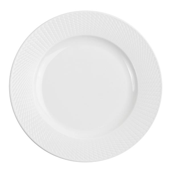 Exxent Victoria Tallrik flat 22,5 cm vit