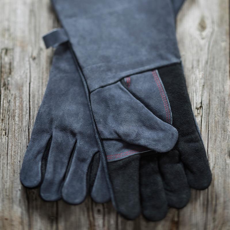 Rösle Grillhandske 41,5 cm 2-pack Läder