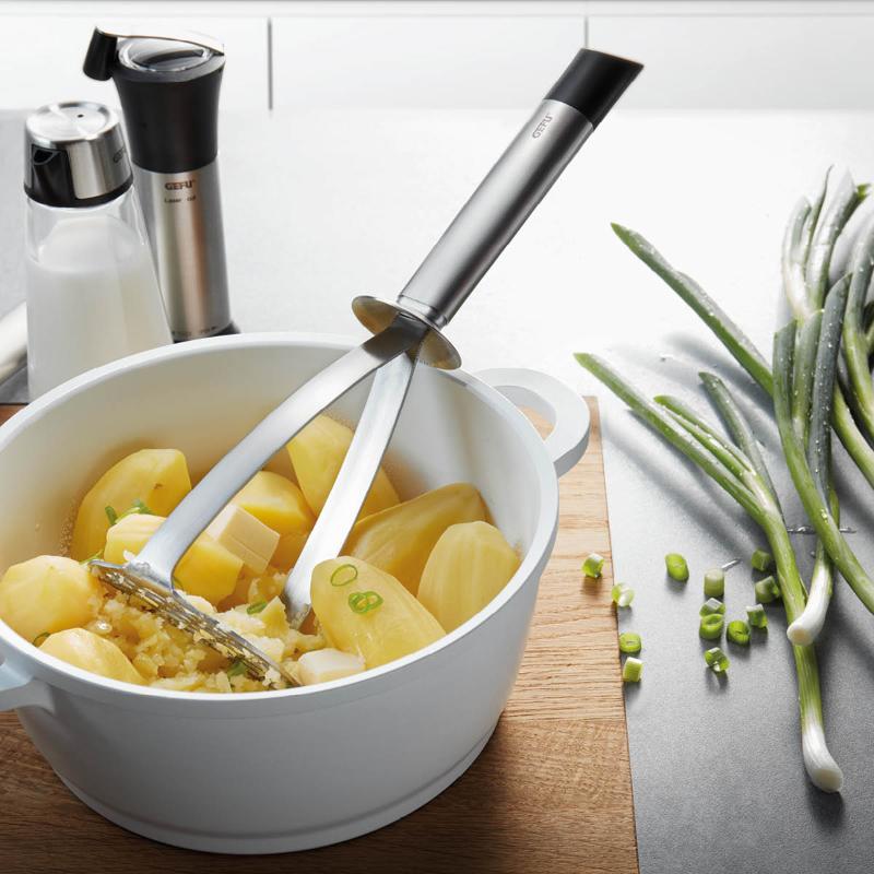 Gefu Primeline potatisstöt 28,8 cm stål/svart