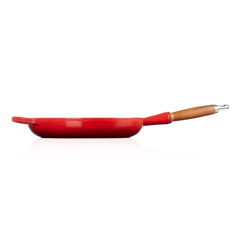Le Creuset Signature Stekpanna med trähandtag 28 cm Cerise
