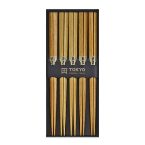 Tokyo Design Studio Chopstick gåvoset ätpinnar 5-pack wood