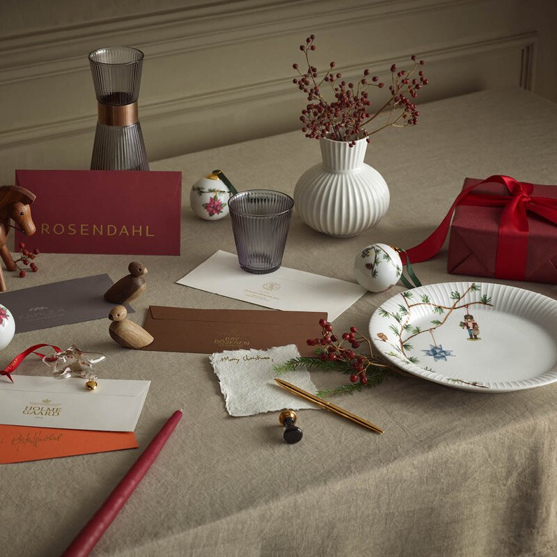 Kähler Hammershøi Christmas tallrik 27 cm 2-pack vit