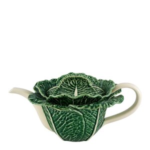 Bordallo Pinheiro Cabbage tekanna 1 L kål grön