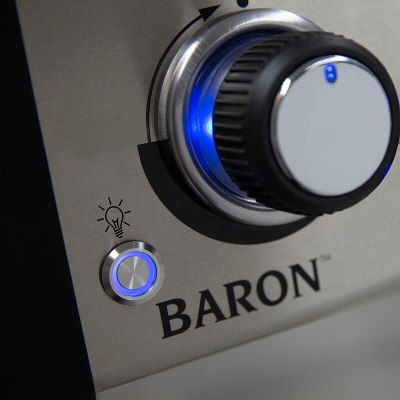 Broil King Baron S 490 IR Gasolgrill med rotisserie och IR-brännare