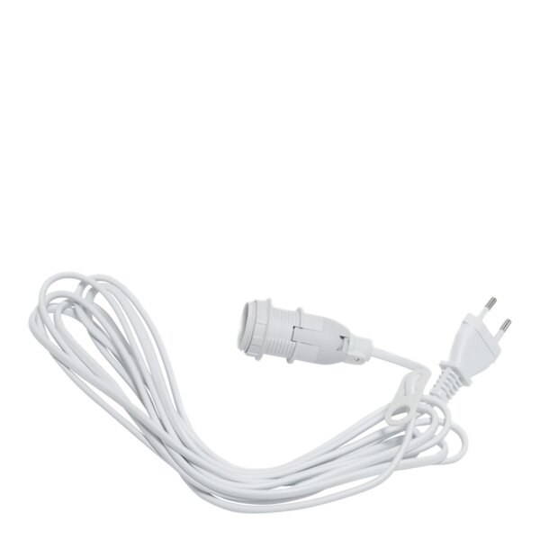 Star Trading Basic Sladdställ E14 3,5 m Vit