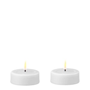 DeluxeHomeart Värmeljus Jumbo Led 6,1cm 2-pack Vit 