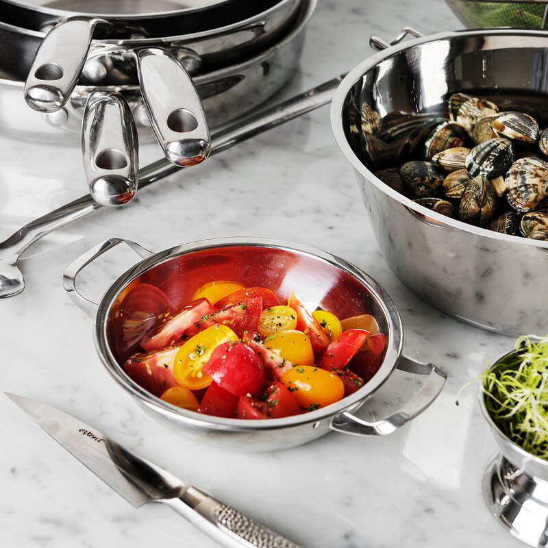 Exxent Karott med handtag 19 cm rostfritt stål