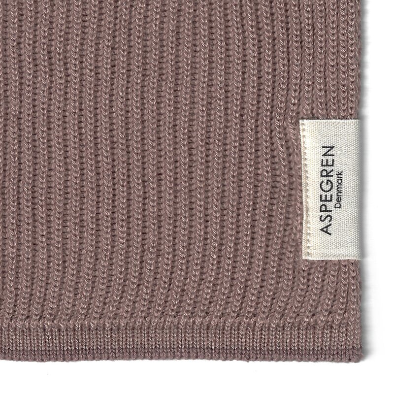 Aspegren Ripple disktrasa stickad 26x26 cm mauve