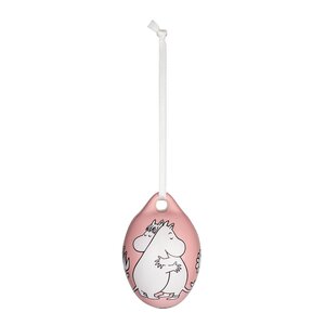 MoominArabia Mumin påskägg 6,7 cm Kärlek rosa