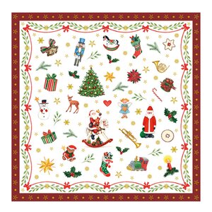 Ambiente Servett 33x33 cm 20-pack Ornaments All Over