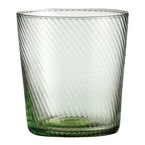 Aida RAW Unique swirl vattenglas 30 cl green