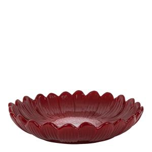 Sagaform Dagny djupt fat 27 cm vinröd
