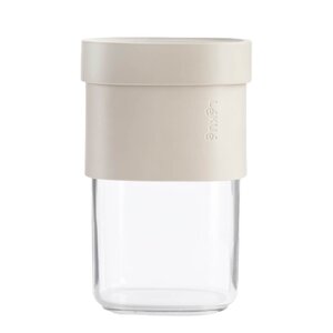 Lékué Flip Storage förvaringsburk M med lock beige