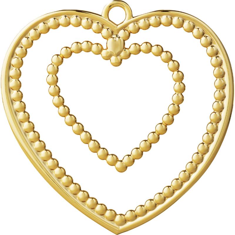 Rosendahl Ball Heart 12 cm Förgylld