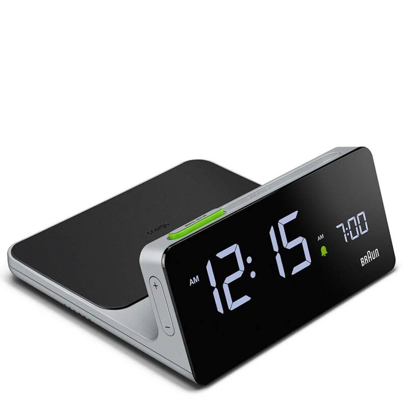 Braun Väckarklocka digital 14 cm grå